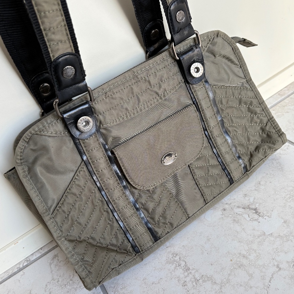 Roots Green Shoulder Bag Purse